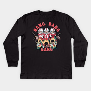 Bang Bang 49 ers gang ,49; ers footbal funny cute  victor design Kids Long Sleeve T-Shirt